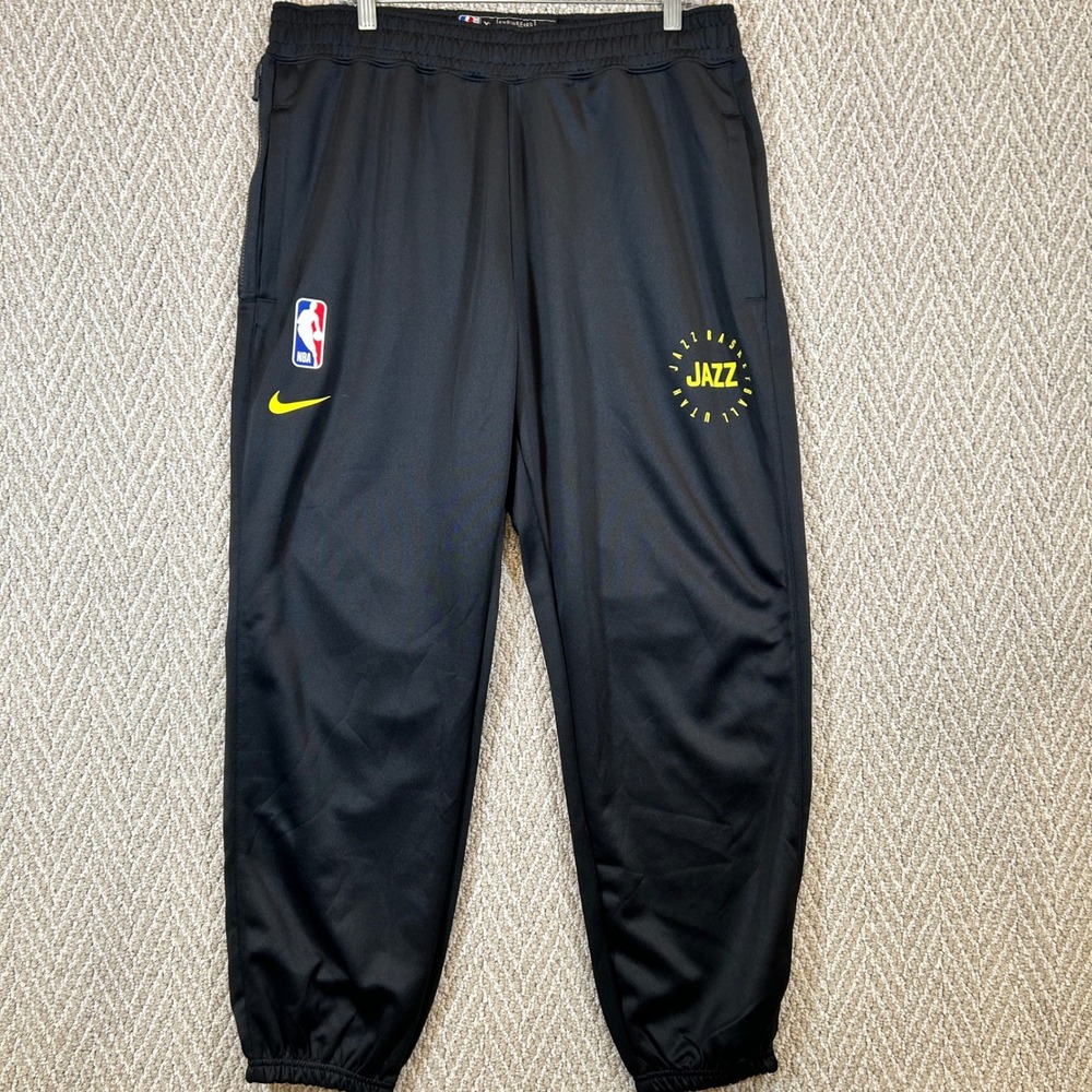 Nike Jogger Mens Extra Large Black Utah Jazz NBA Basketball Tech Training Pants
